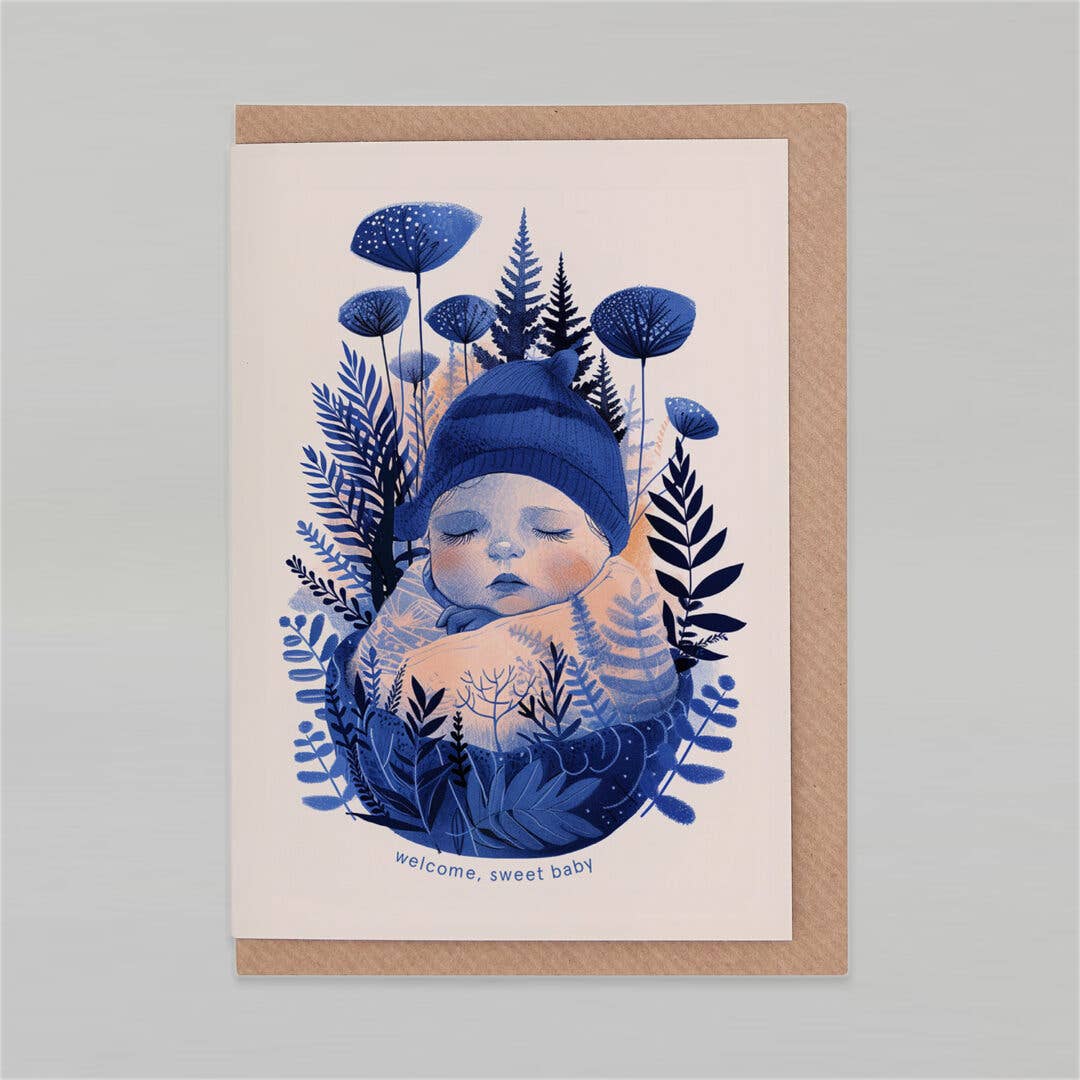 bienvenue-bebe-carte-de-naissance-genre-neutre vue 1