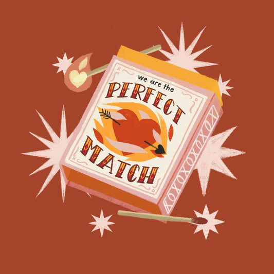 Carte pop-up 3D « Perfect Match » – spécial Saint-Valentin