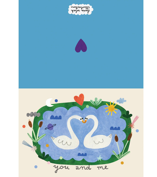 Carte d’amour « SWANS » – Daria Solak