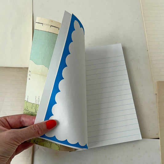 Journal papier vintage en lin - Sukie