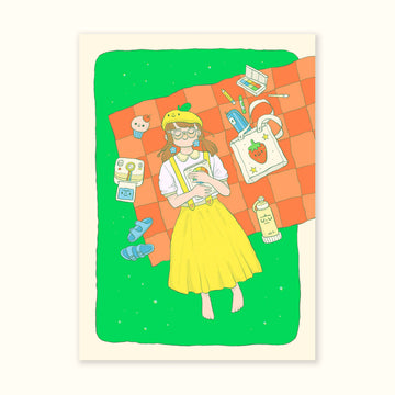 Carte postale – Fin d’été & plaid cosy – Ivna Lins
