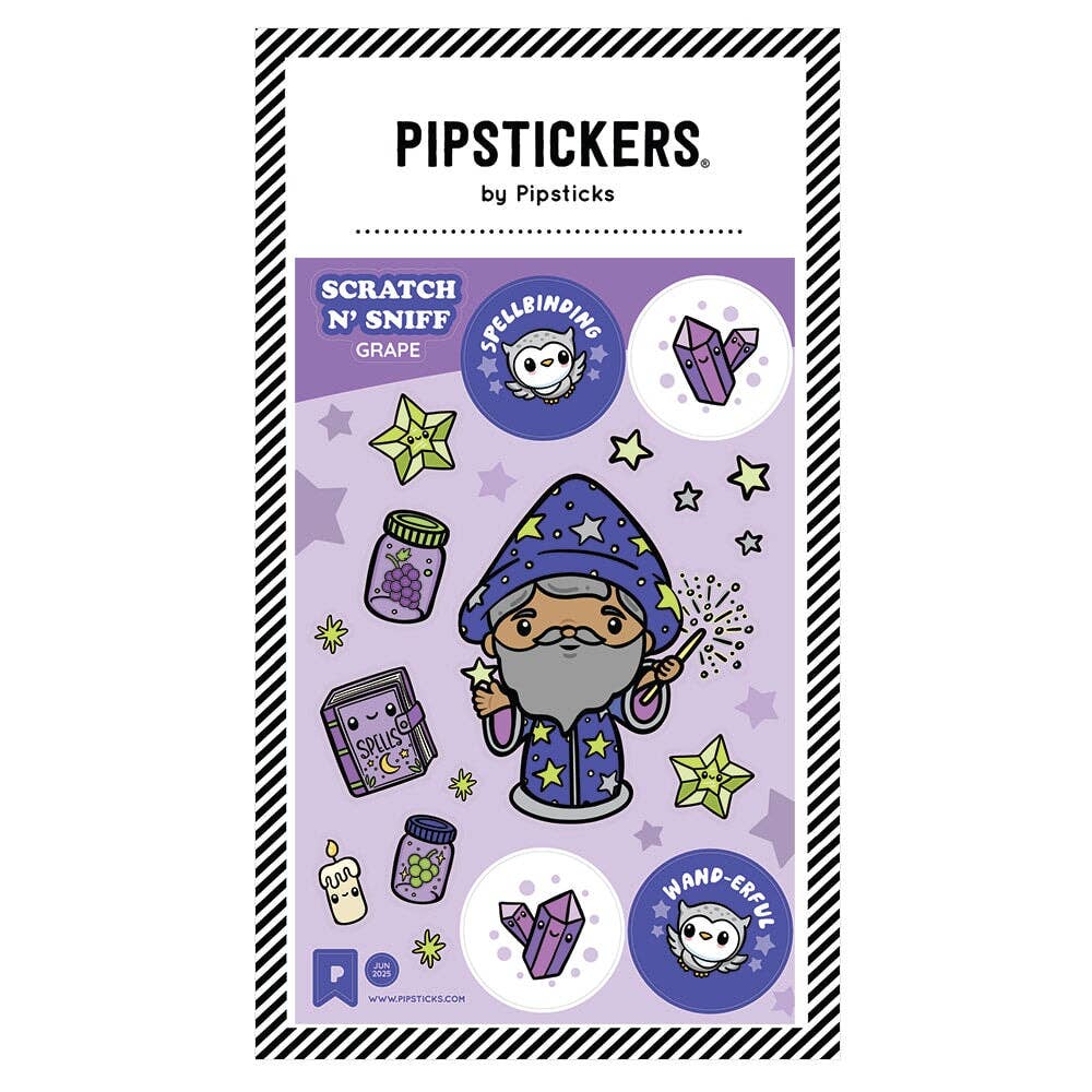 Stickers Scratch'n Sniff Spell-tacular Pipsticks