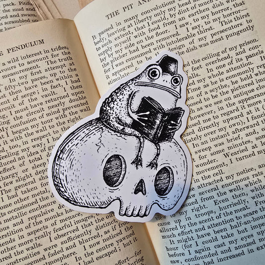 Sticker Studious Mars Toad | Jon Turner