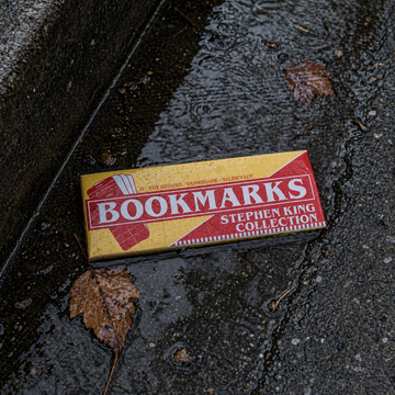 Marque-pages Stephen King – Cartes de Bibliothèque Vintage – Lot de 4 | Book Ephemera