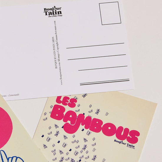 Cartes postales C'est le printemps Les bambous Bonjour Tatin