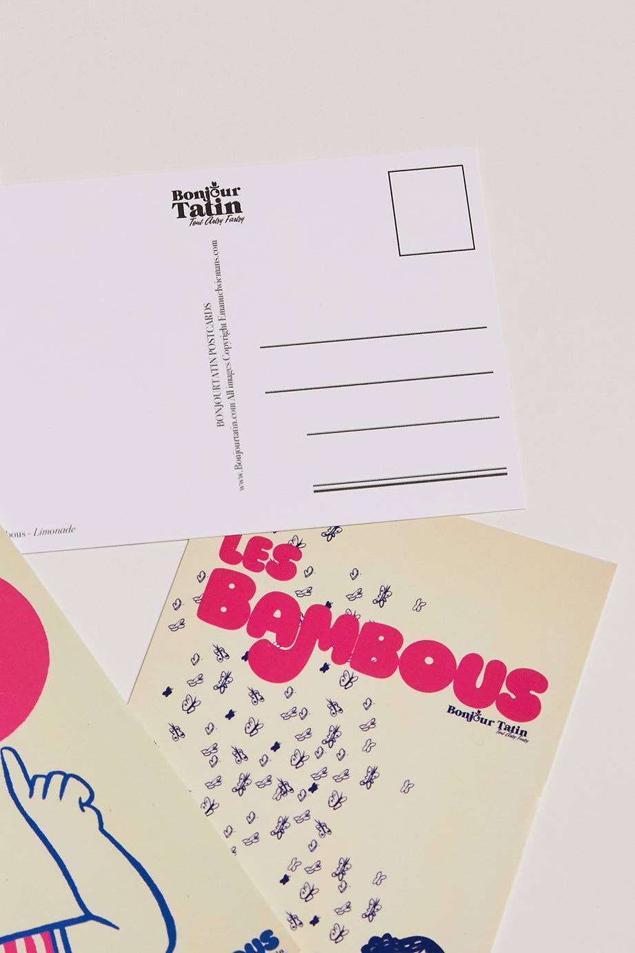 Cartes postales C'est le printemps Les bambous Bonjour Tatin