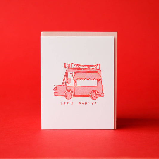 Carte de voeux Let's party MC pressure