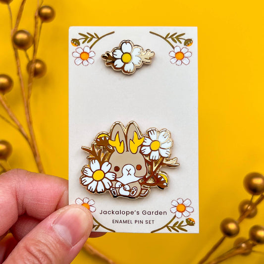 Ensemble de pin’s émaillés – Jackalope’s Garden