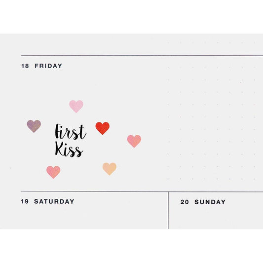 Paper Poetry – Gels Autocollants « Cœurs Glitter »