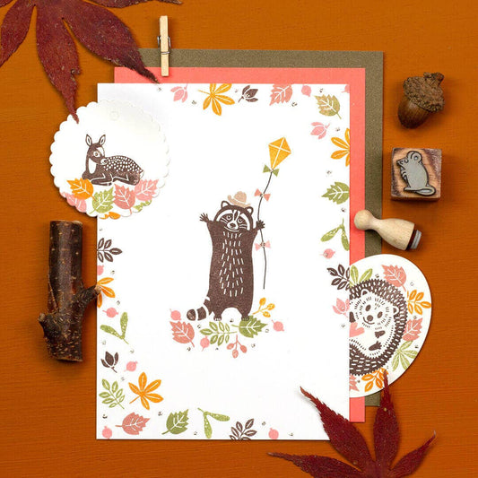 Tampon Raton laveur debout - Perlenfisher