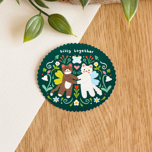 Sticker « Silly Together » | Laurel Mae Art