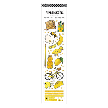 Planche de stickers – Hello Yellow | Pipsticks