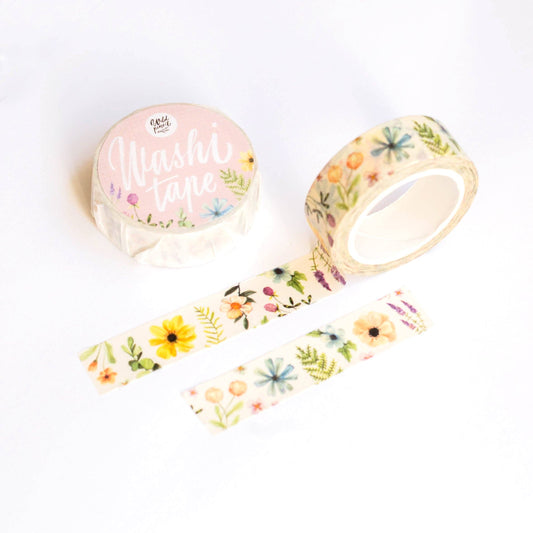Ruban washi – Motifs floraux | Wild Pencil Studio