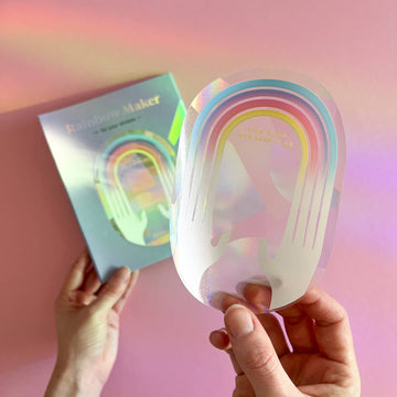 Sticker créateur d’arc-en-ciel - Ralentis et apprécie