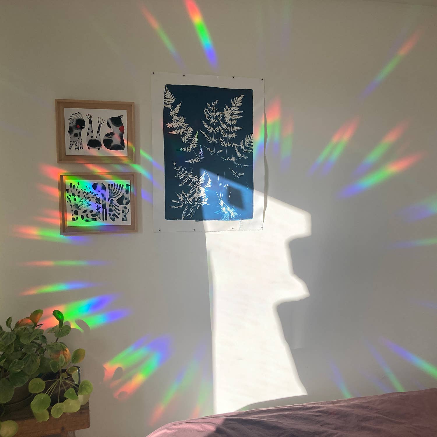 sticker-createur-d-arc-en-ciel-tu-es-aime-e vue 5