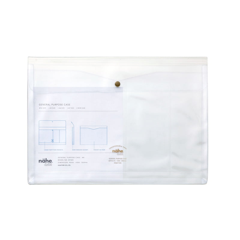 Nähe - Pochette General Purpose – Format A4 transparente