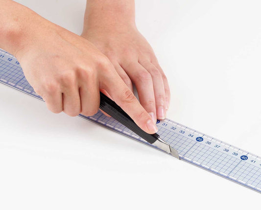 Règle de coupe antidérapante – 18 cm ou 40 cm