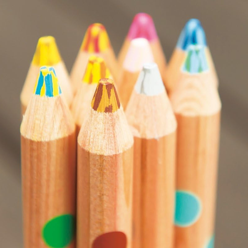 Crayons de couleur bicolores – Coffret illustré par Koushiro Hata 2