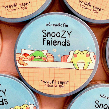 Washi Tape Snoozy Friends – Bloemkolie
