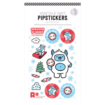 Stickers Scratch n' Sniff Yeti Pipsticks