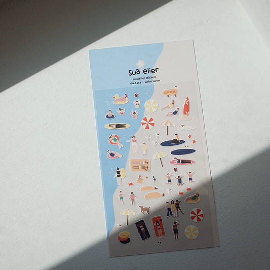 Stickers Swim swim