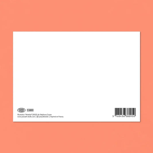 Carte postale  « Mimi & Bobby - Matelot » - A6 - Yeaaah! Studio