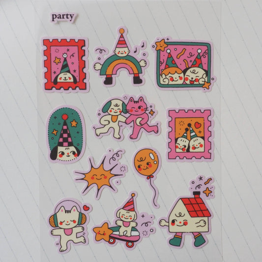 Stickers Vinyle - Fête