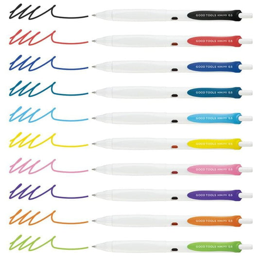 Kokuyo – Stylo gel 0,5 mm Couleurs au choix