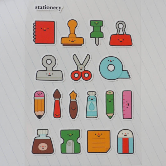 Feuille d'autocollants • Papeterie