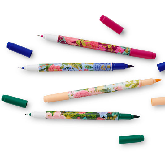 Set de 10 marqueurs double pointe – Garden Party - Rifle Paper