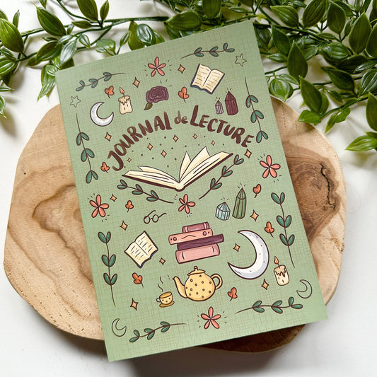 Journal de lecture vert (version française)