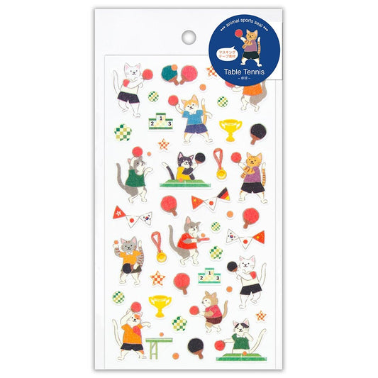 Stickers japonais – Tennis de table & cyclisme
