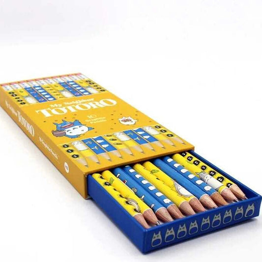 Lot de 10 crayons de papier Mon Voisin Totoro - Studio Ghibli