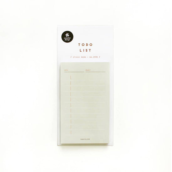Sticky notes To do list Suatelier design