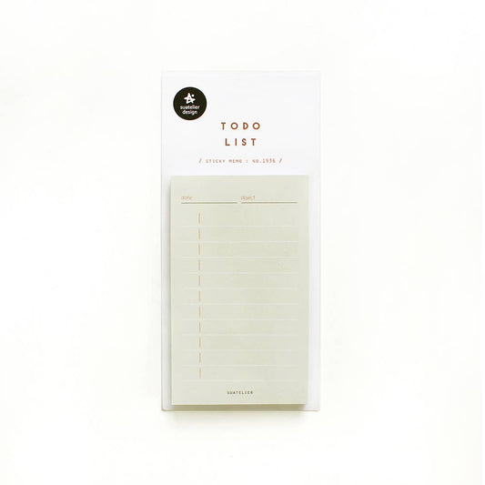 Sticky notes To do list Suatelier design
