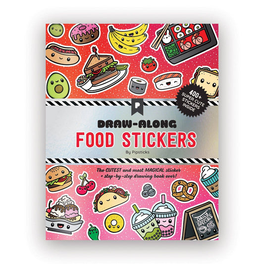 Stickers Book Draw-Along - Food - Pipsticks