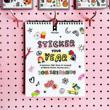 Calendrier mural – Sticker Your Year (Pipsticks)