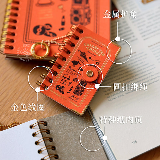 Carnet à spirale rétro – Collected Things | BenStore (Mini ou Standard)