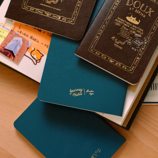 Recharge carnet de voyage effet cuir – Doux et Aérien – BenStore – Format et Coloris au choix