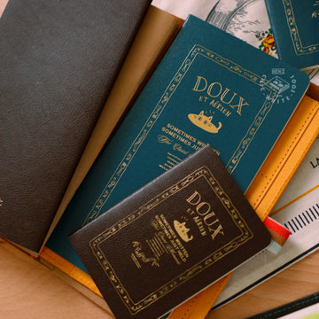 Recharge carnet de voyage effet cuir – Doux et Aérien – BenStore – Format et Coloris au choix