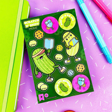 Stickers Scratch n' Sniff (Pickle) - Big Dill - Pipsticks