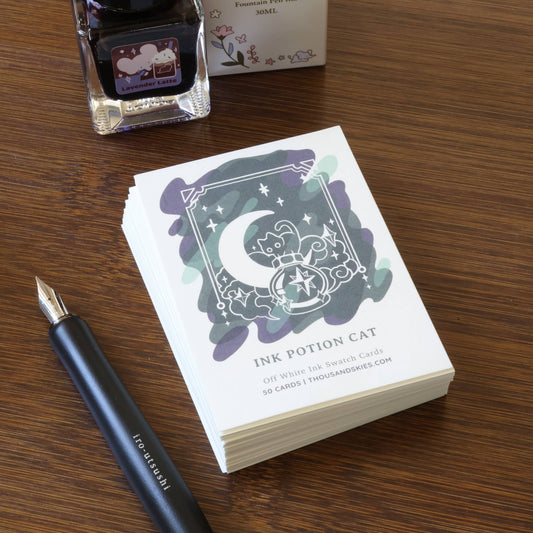 Cartes Ink « Potion Cat » – Lot de 50 | Thousand Skies