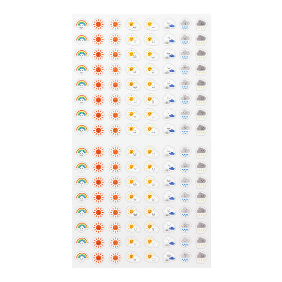 Stickers Repositionnables - Météo détails