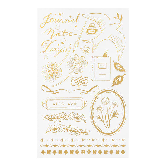 Transfert Stickers – Retro doré 5