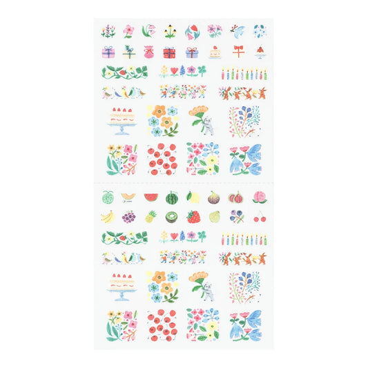 Stickers Repositionnables – Floral Patterns | Midori