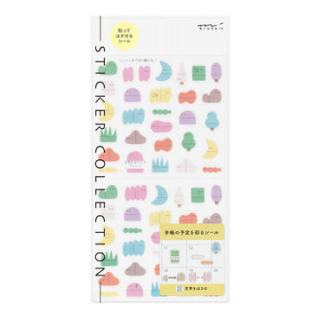 Stickers Repositionnables – Clip-on Loose Pattern | Midori