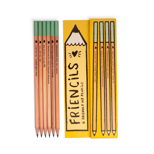 Ensemble de crayons de bois - Bienveillants