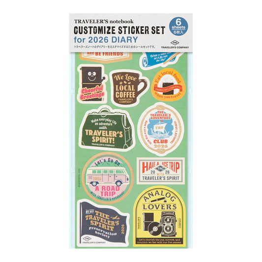 Sticker set 2026 Traveler's company