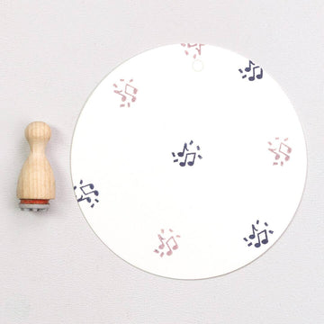 Tampon | Tourbillon de notes mini - S - Perlenfischer