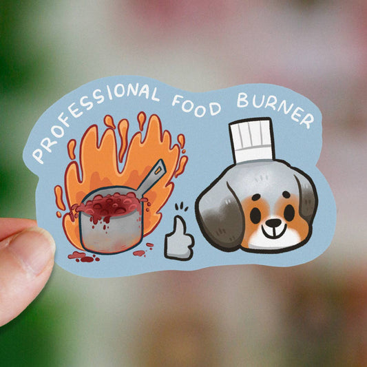 Sticker « Chef-d’œuvre brûlé » – 2 modèles au choix | My Sweet Paper Card